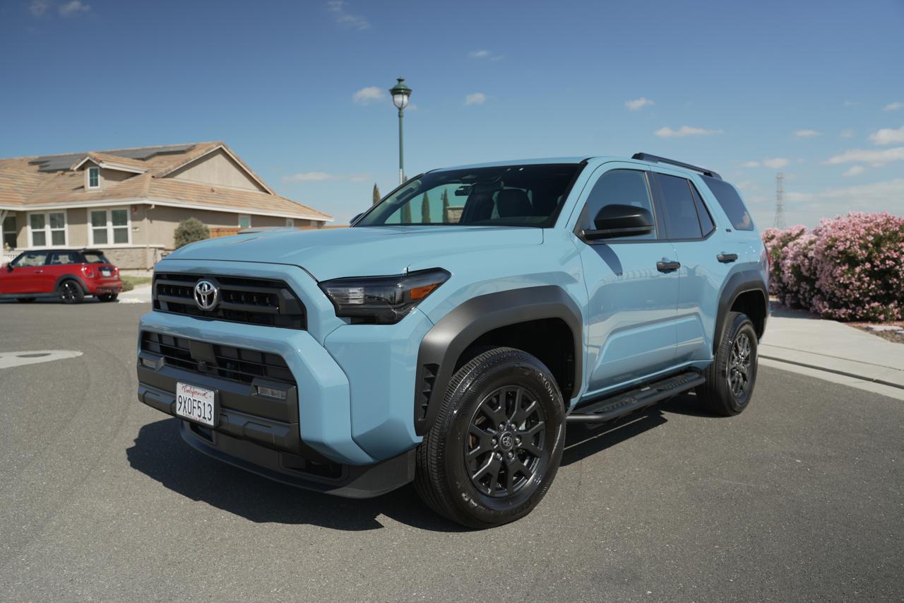Finished blue Toyota 4Runner after paint correction and coating